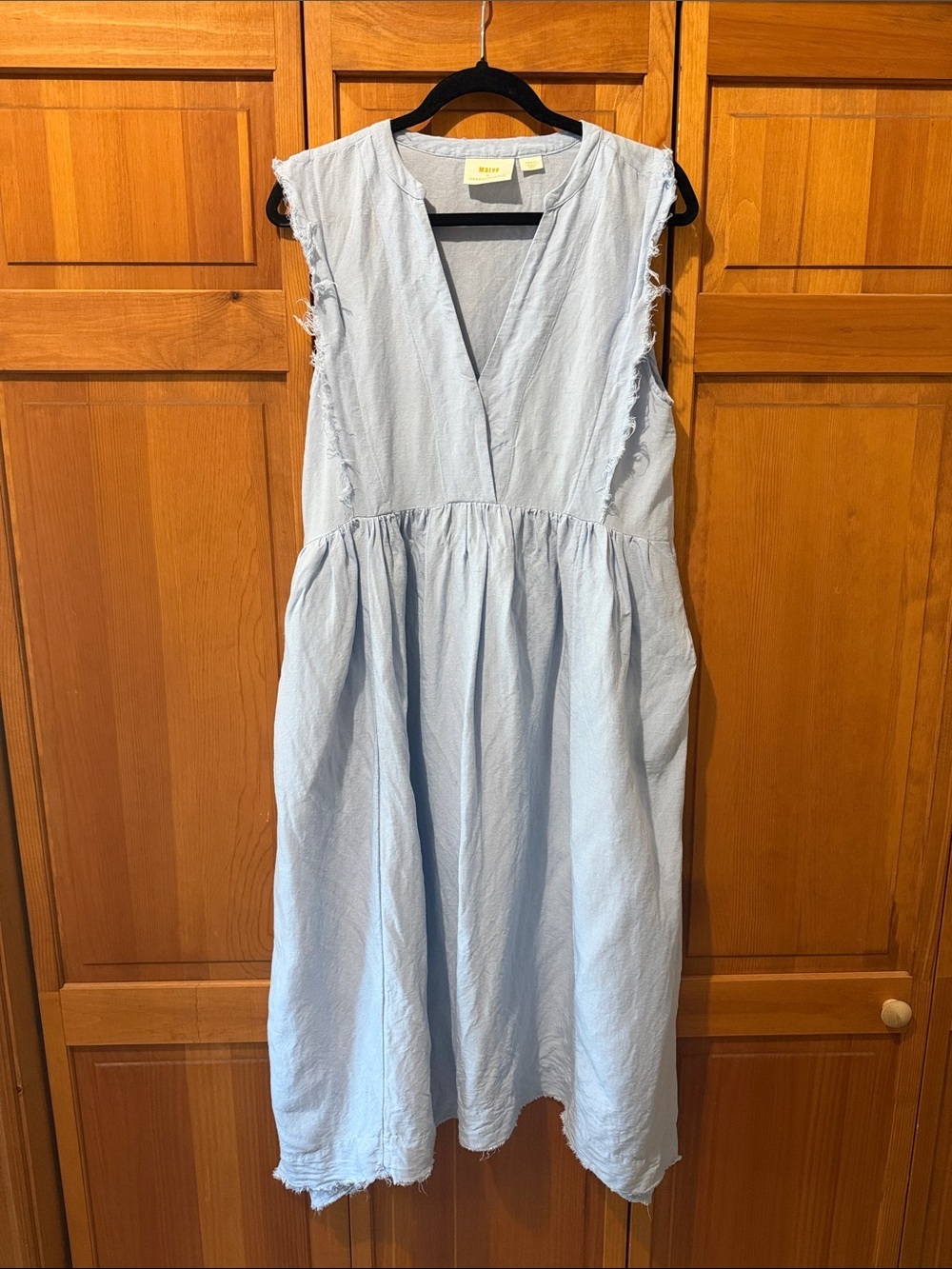 Anthropologie Maeve V-Neck Apron Dress